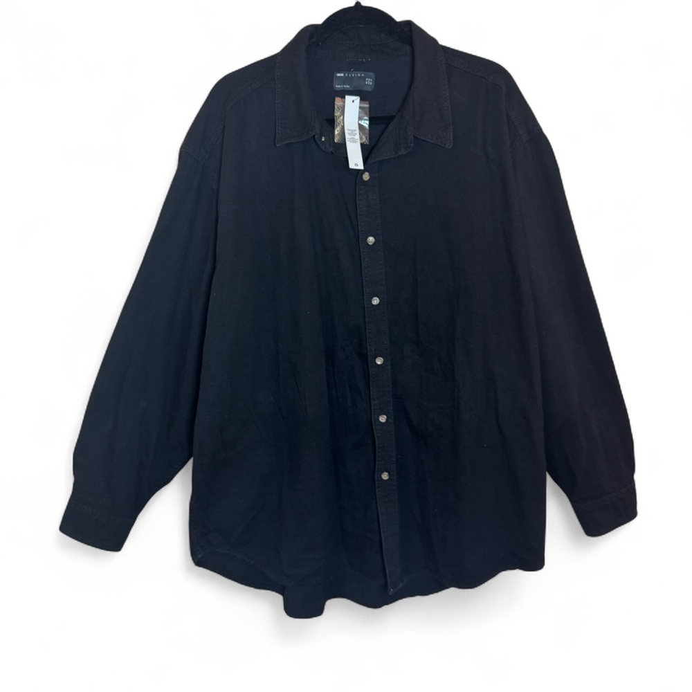ASOS Women's Black Button Down Shirt